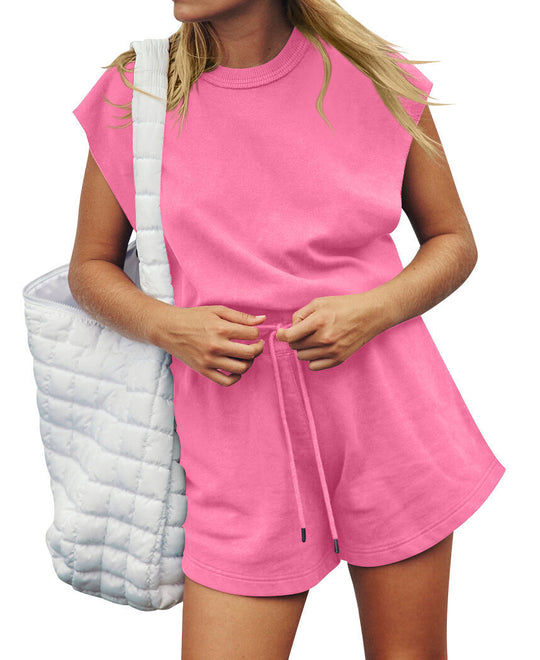 Damen Sportliches Kurzarm-Outfit Heidi-Mode