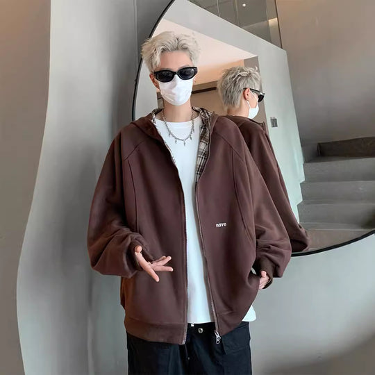 Herren lässige Oversized Jacke mit modernem Schnitt und funktionalen Taschen Heidi-Mode