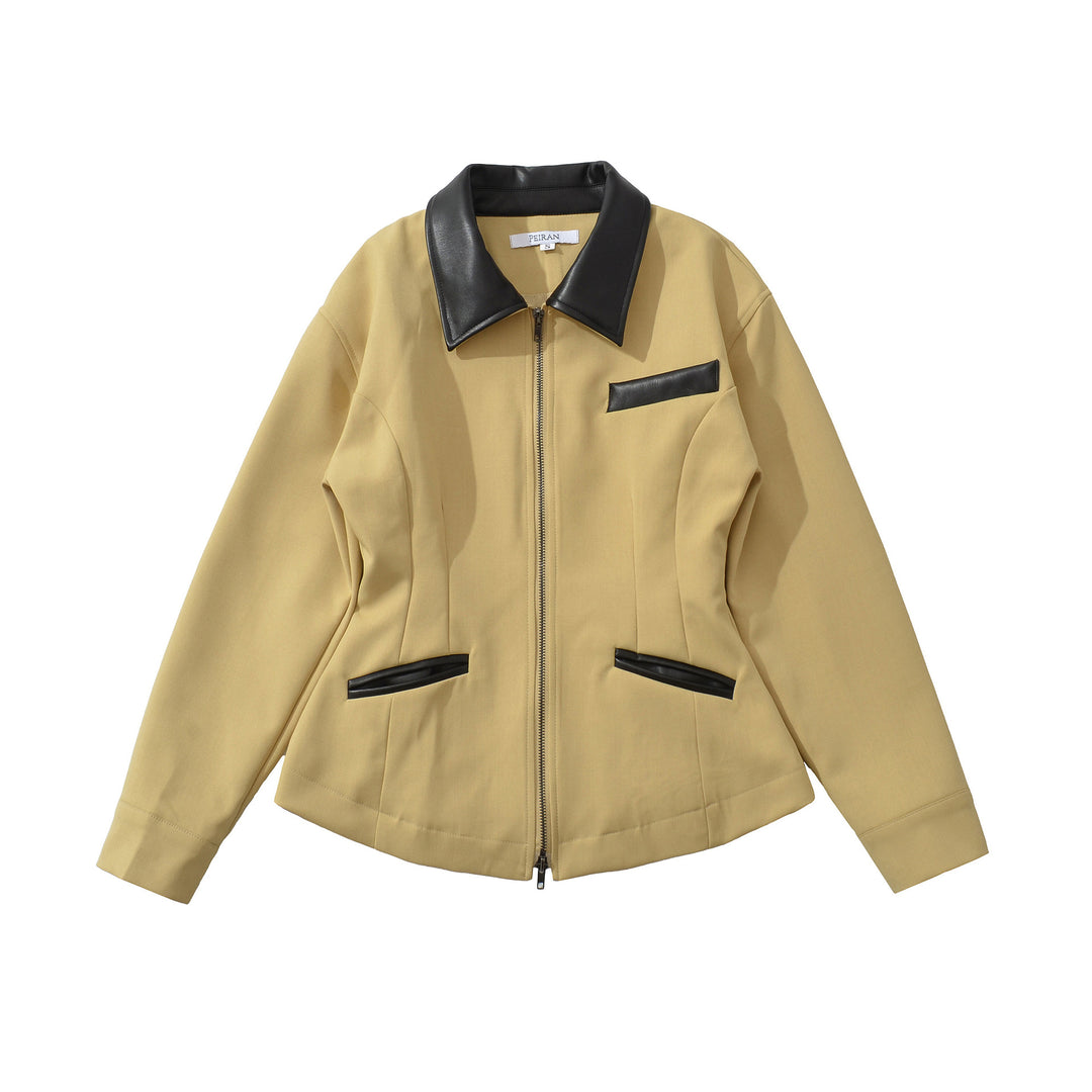 Damen modische kurz geschnittene Jacke mit details Heidi-Mode