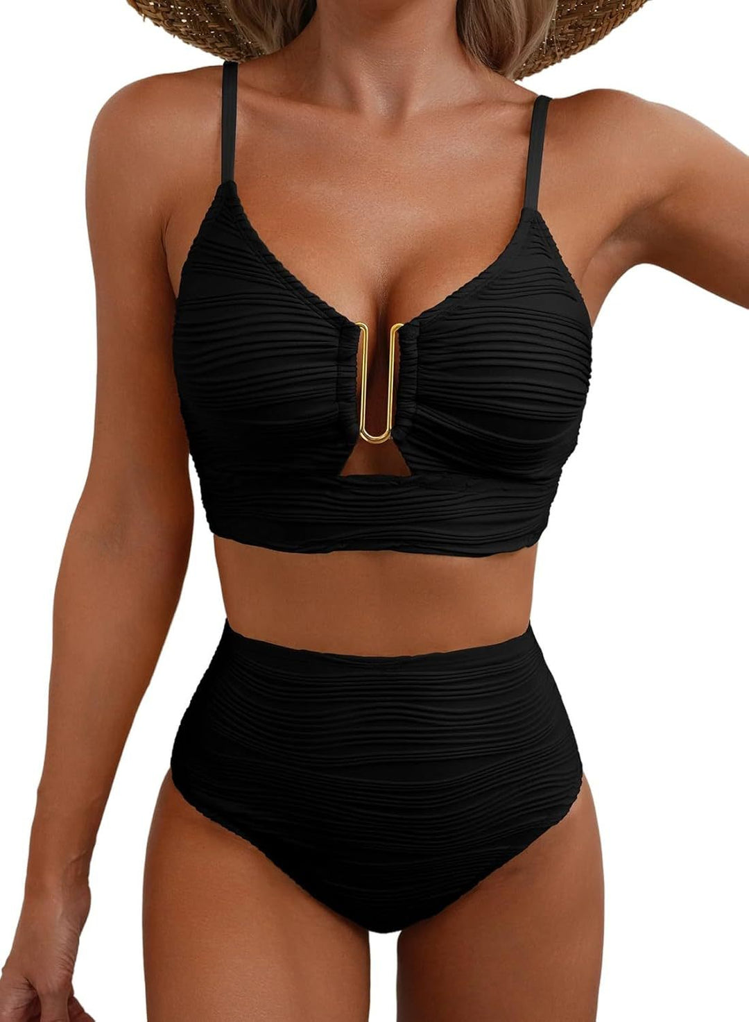 Damen Baderock mit Plisseeverarbeitung Heidi-Mode