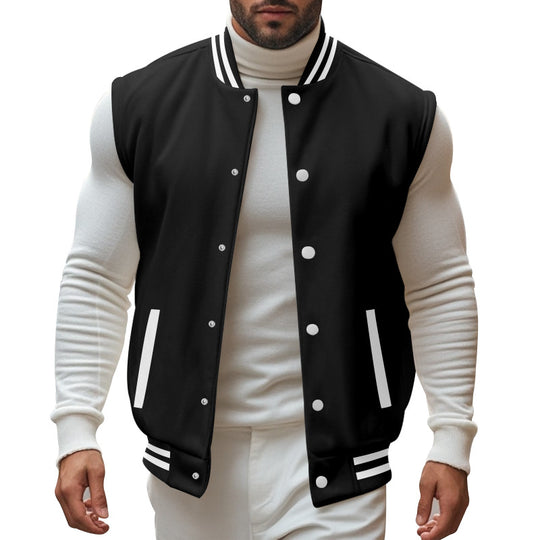 Herren trendige Collegejacke mit sportlichem Schnitt Heidi-Mode