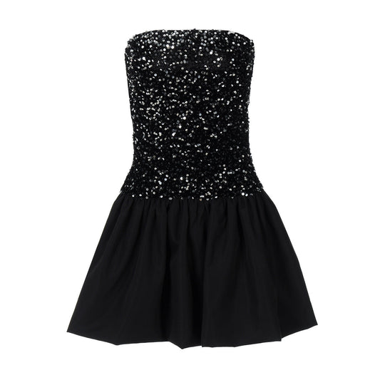 Heidi-Mode | Damenbekleidung Frühling Sexy Off The Shoulder Röhrenoberteil Kurzes Paillettenkleid Damen