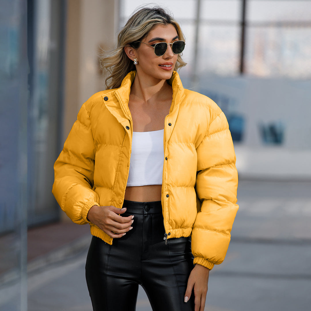 Damen modische kurz geschnittene Steppjacke Heidi-Mode