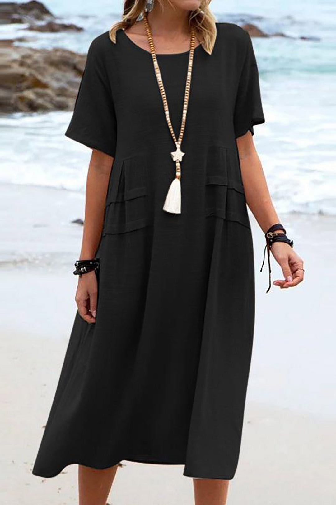 Heidi-Mode | Schönes Kleid In Lockerer Passform