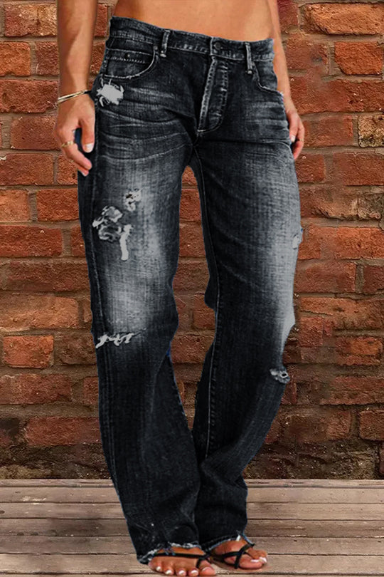 Damen lockere Jeans im Used-Look Heidi-Mode