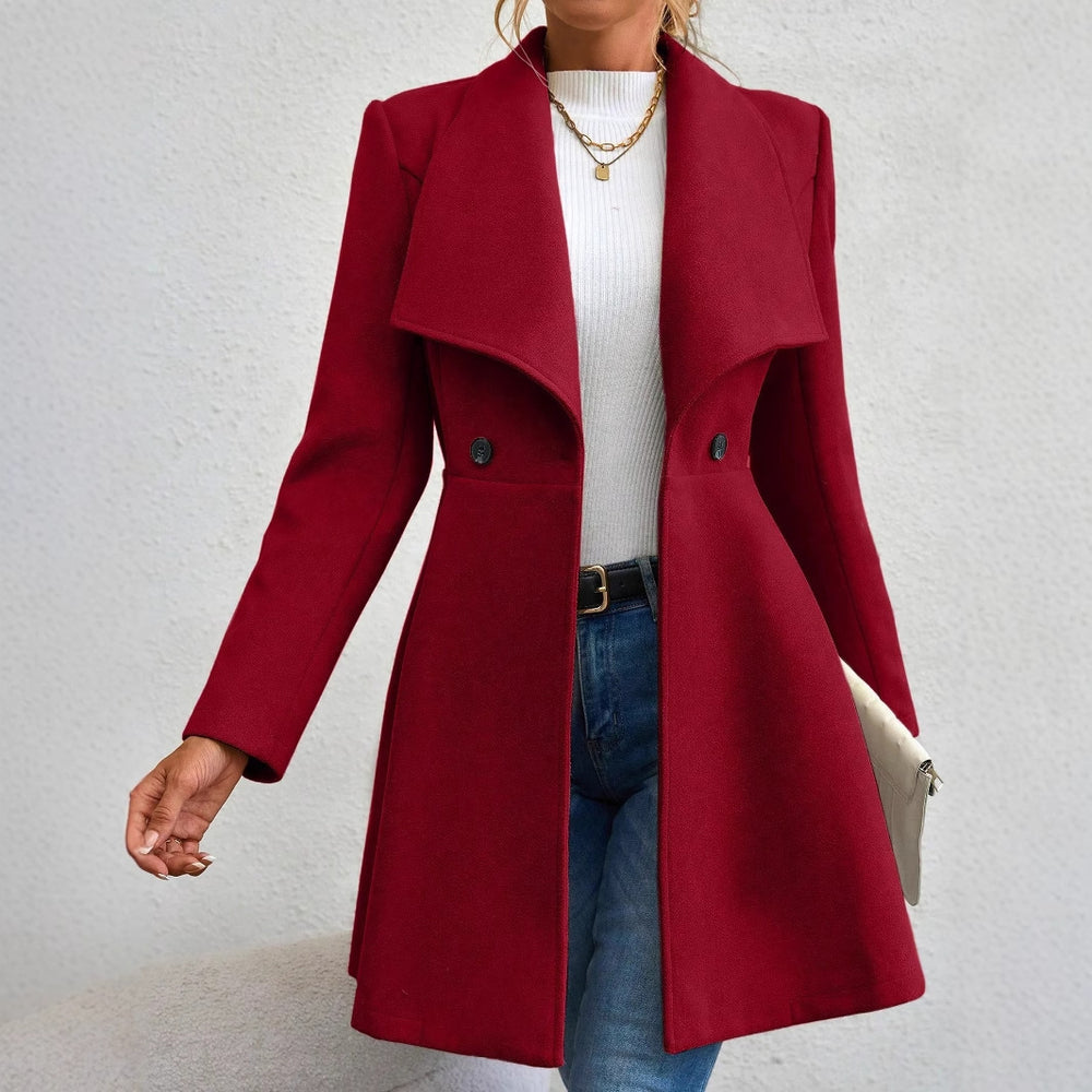 Damen Trendige Finelapel-Manteljacke Heidi-Mode