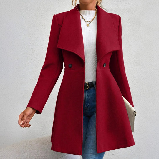 Damen Trendige Finelapel-Manteljacke Heidi-Mode