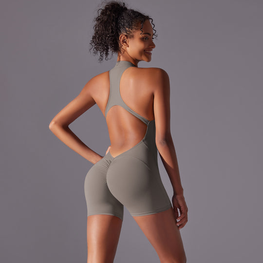 Heidi Mode | Schönheit zurück Onesie Yoga Kleidung