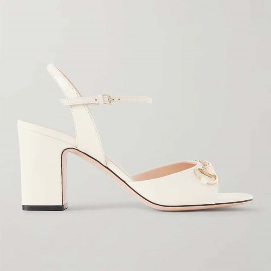Femme Block Absatz Kleid Sandalen Heidi-Mode