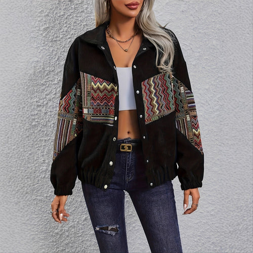 Damen Modischer Allrounder mit Ethnomuster Heidi-Mode