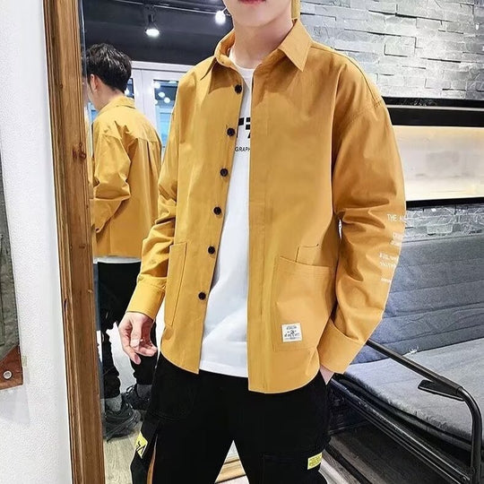 Herren lässige Utility-Jacke mit praktischen Taschen und stylischem Schnitt Heidi-Mode