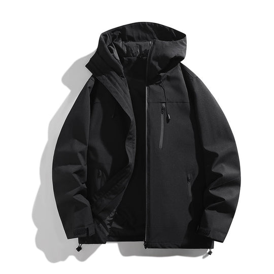 Damen technische Allwetterjacke mit vielseitigem Kapuzendesign und verstellbaren Belüftungsöffnungen Heidi-Mode