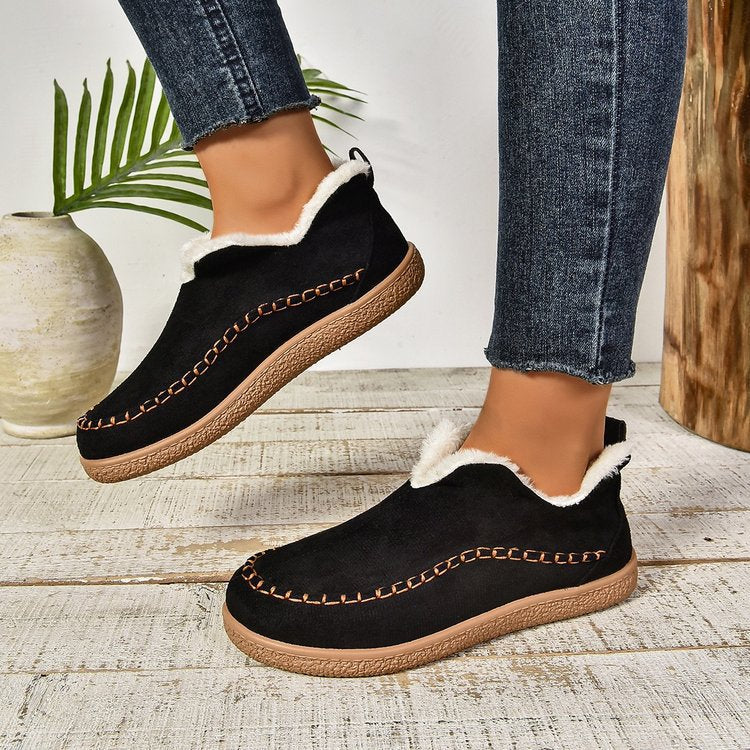 Damen bequeme Hausschuhe mit weichem Futter und rutschfester Sohle Heidi-Mode