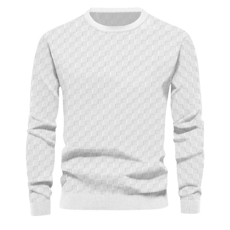 Herren Strickpullover mit strukturiertem Design Heidi-Mode