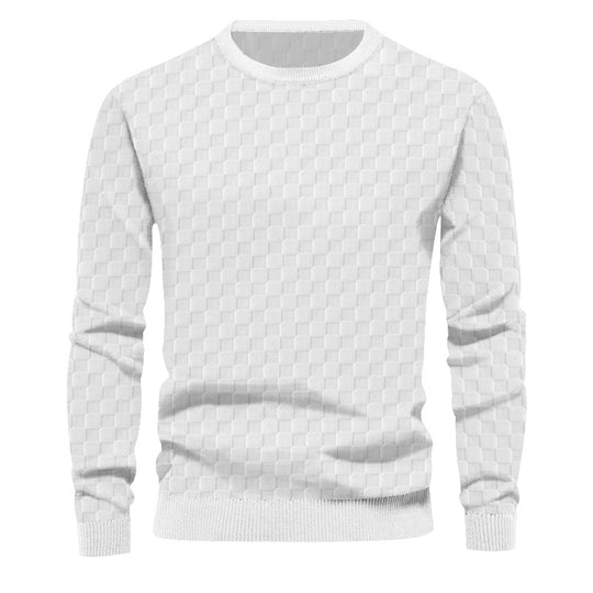 Herren Strickpullover mit strukturiertem Design Heidi-Mode