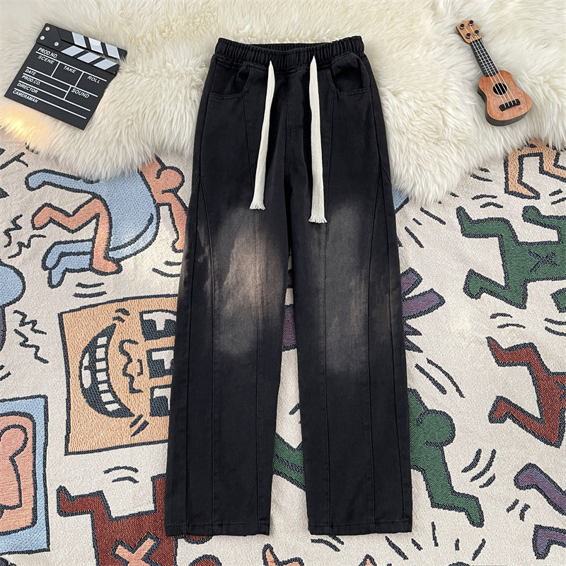 Damen lässige Freizeithose mit elastischem Bund und praktischen Taschen Heidi-Mode