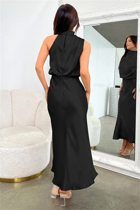 Heidi-Mode | Satinkleid - Damen - Zeitlos und Elegant