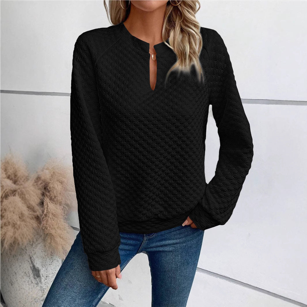Damen Quilted Pullover Heidi-Mode