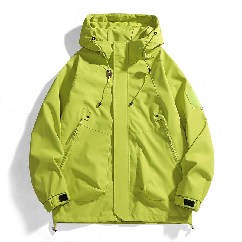 Damen Outdoor-Jacke mit verstellbarer Kapuze und atmungsaktiven Einsätzen Heidi-Mode