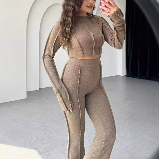 Damen Set aus Strickwaren Heidi-Mode