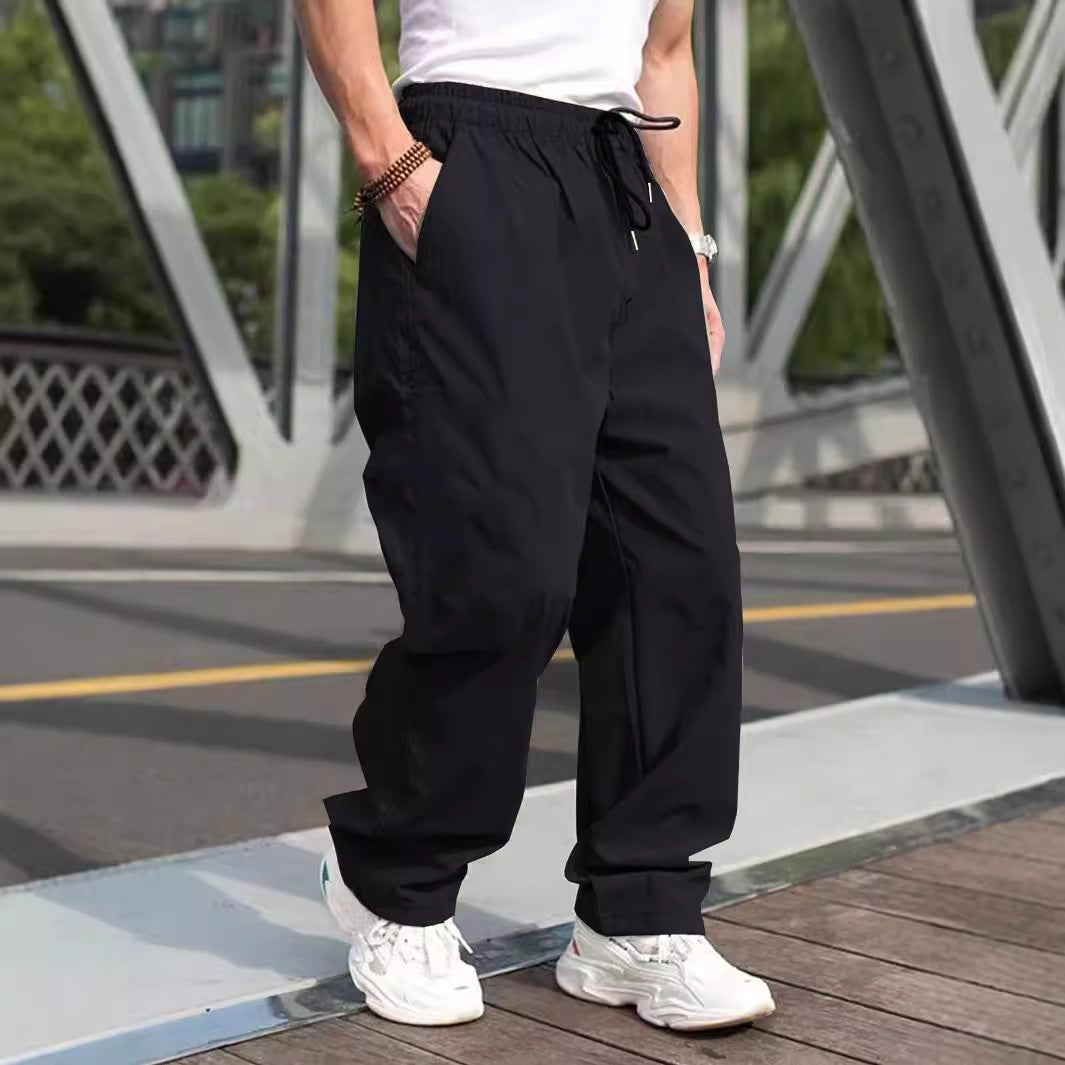 Herren lässige Cargohose mit elastischem Bund Heidi-Mode