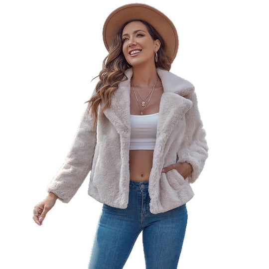Damen Fleece Jacke im eleganten Look Heidi-Mode