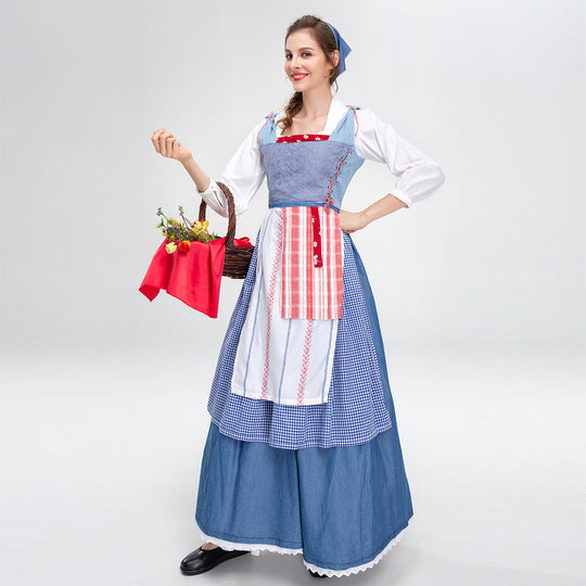Damen Trachtenkleid mit nostalgischem Design und aufwendigen Details Heidi