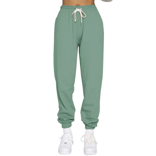 Damen Komfortable Jogginghose mit verstellbarem Bund und elastischen Bündchen Heidi-Mode