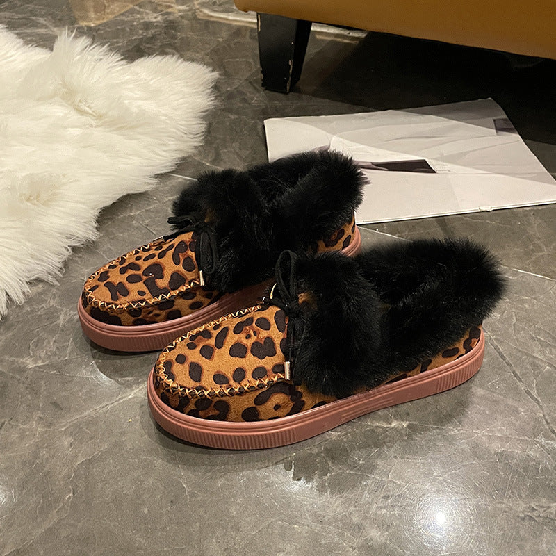 Damen Fleece gefütterte Slipper mit modischem Komfort und rutschfester Sohle Heidi-Mode