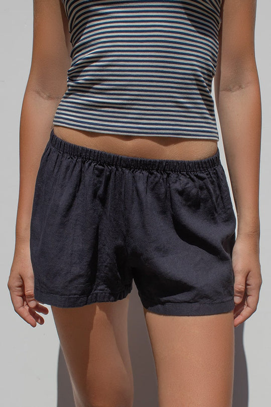 Damen Schlafshorts im gestreiften Design Heidi-Mode