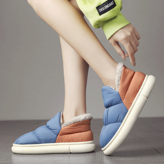 Damen warme Hausschuhe mit kuscheligem Innenfutter Heidi-Mode