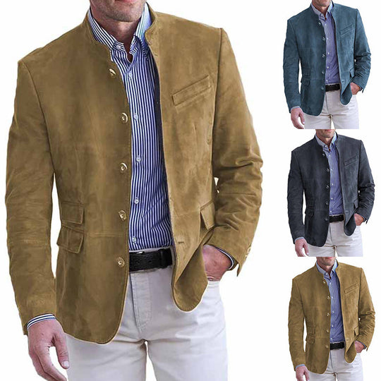 Herren elegante und modische Anzugjacke aus hochwertigem Heidi-Mode
