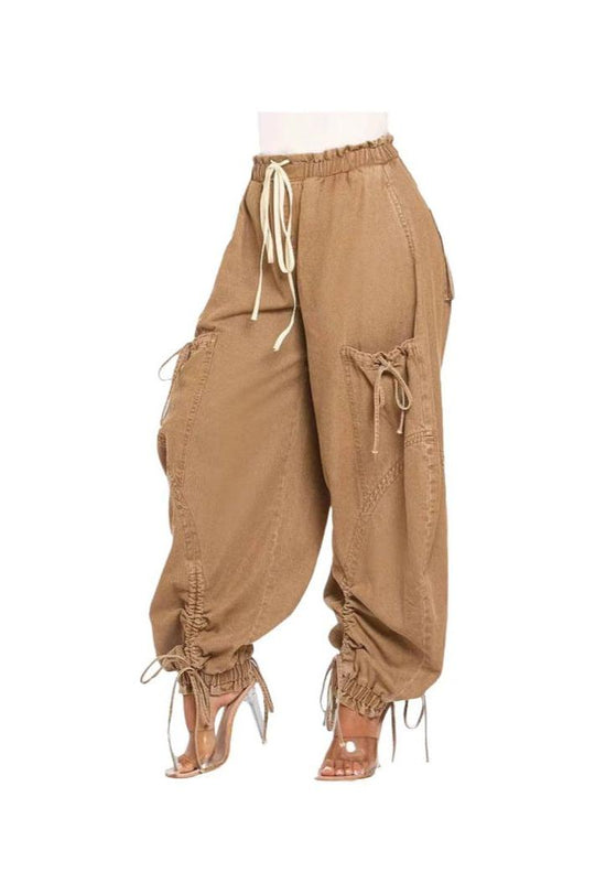 Heidi-Mode | Elastischer Knoten Bow Leggings Lockere Jeans