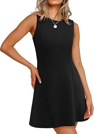 Damen ärmelloses A-Linien Kleid mit zeitlosem Schnitt Heidi-Mode