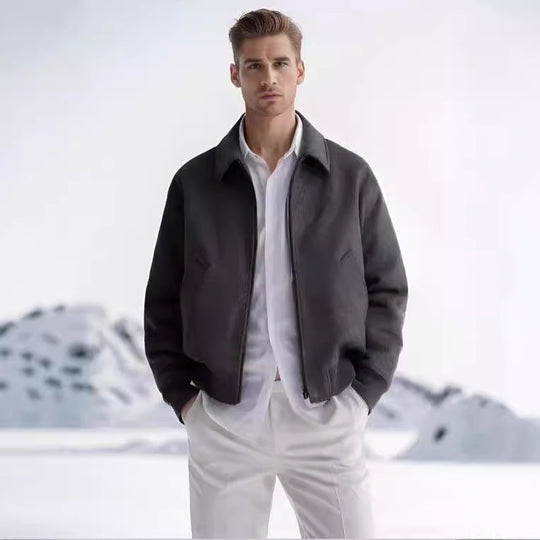 Damen modische und bequeme Jacke mit weichem Teddy-Futter Heidi-Mode