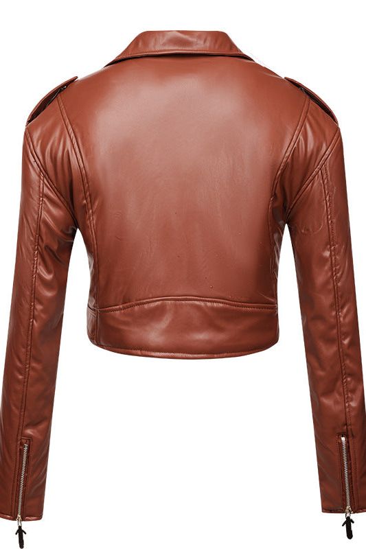 Heidi-Mode | Kurze PU-Lederjacke