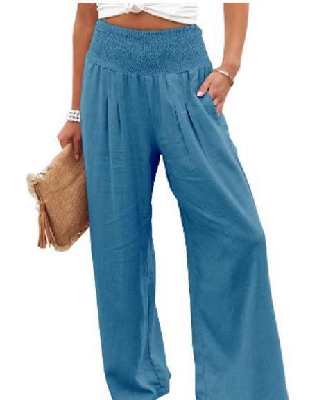 Damen weiter Sommerhose mit elastischem Bund Heidi-Mode