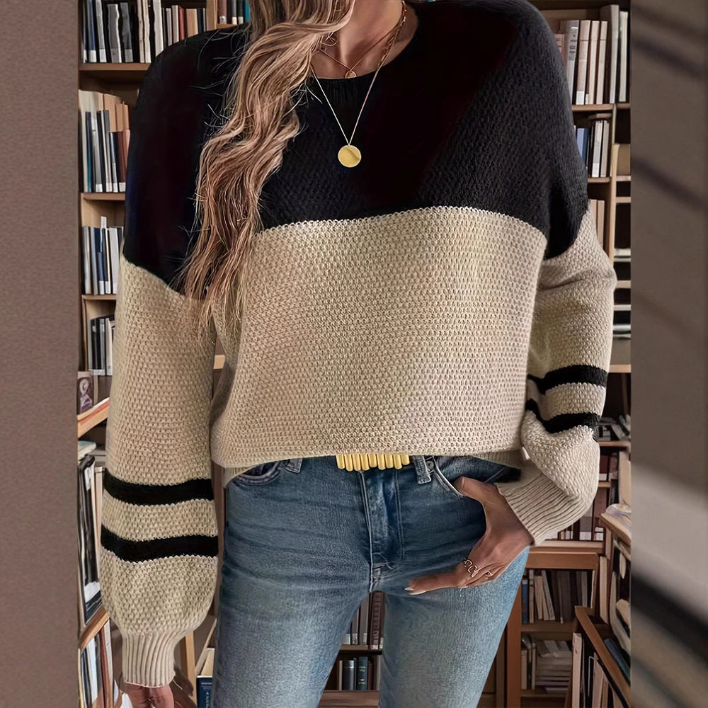 Damen hochwertiger, gestrickter Pullover Heidi-Mode