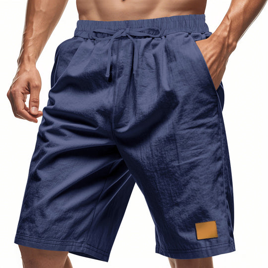 Herren bequeme Sport-Shorts mit elastischem Bund und praktischen Seitentaschen Heidi-Mode