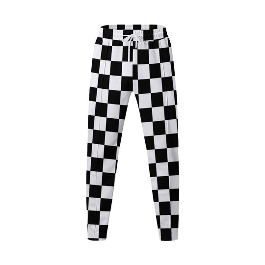 Damen Karierte Freizeithose mit modischem Muster und elastischem Bund Heidi-Mode