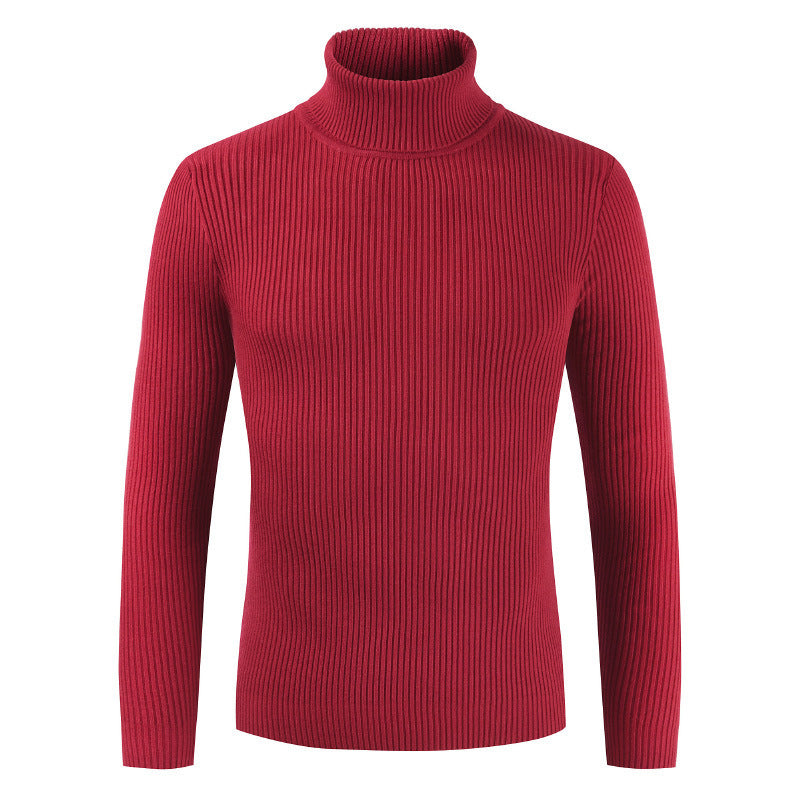 Damen Rollkragenpullover aus gehäkeltem Strick Heidi-Mode