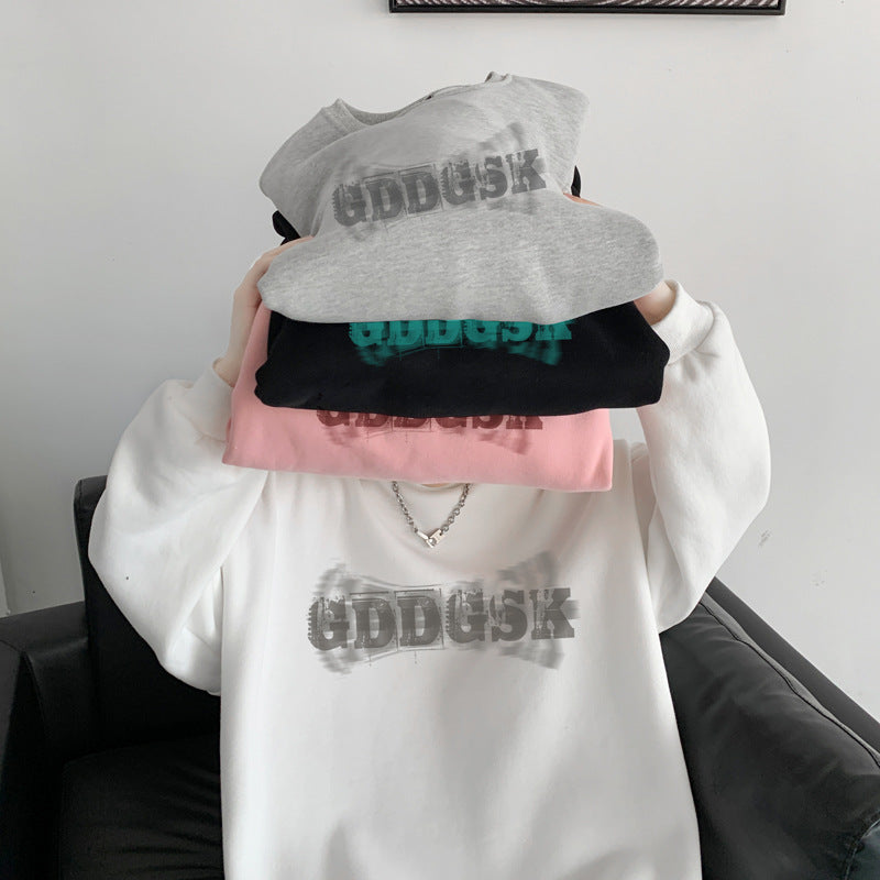 Herren lässiger Oversized Sweatshirt mit kreativem Grafikdesign Heidi-Mode 1749722358