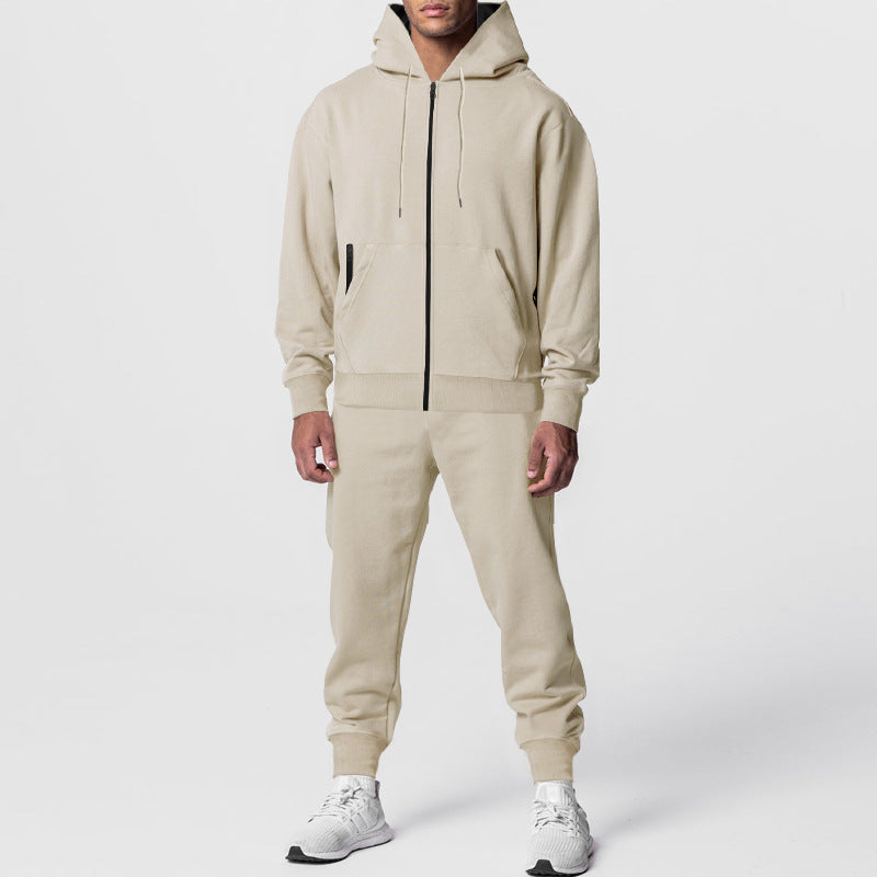 Herren sportliches Hoodie-Set mit atmungsaktiver Stofftechnologie Heidi-Mode