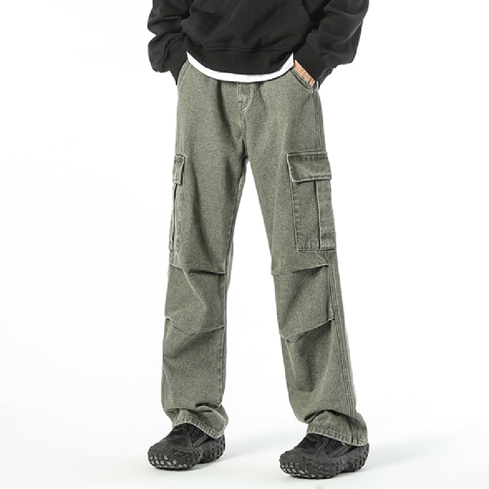 Herren Cargo-Hose mit vielseitigen Taschen und bequemem Schnitt Heidi-Mode