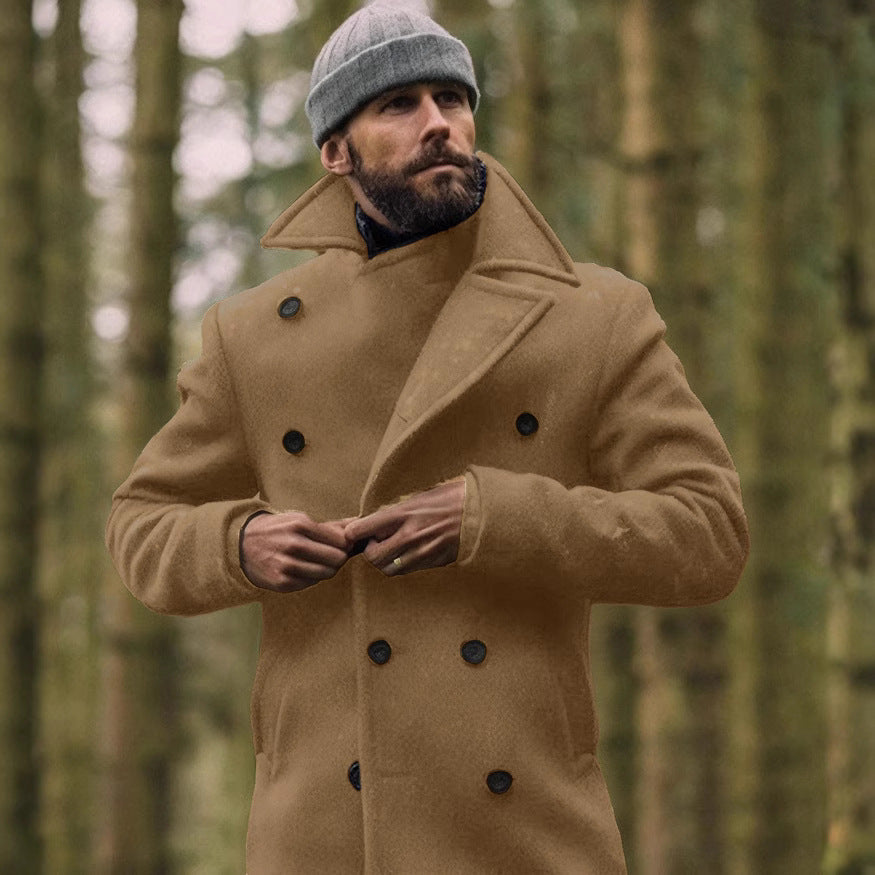 Herren elegante Wintermantel Heidi-Mode