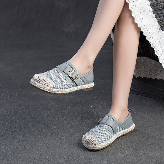 Damen Pantoletten mit innovativem Riemendesign und flexibler Sohle Heidi-Mode