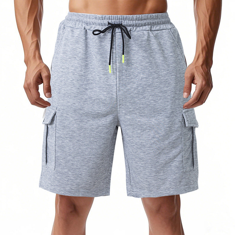 Herren funktionale Sportshorts mit praktischen Seitentaschen und elastischem Bund Heidi-Mode