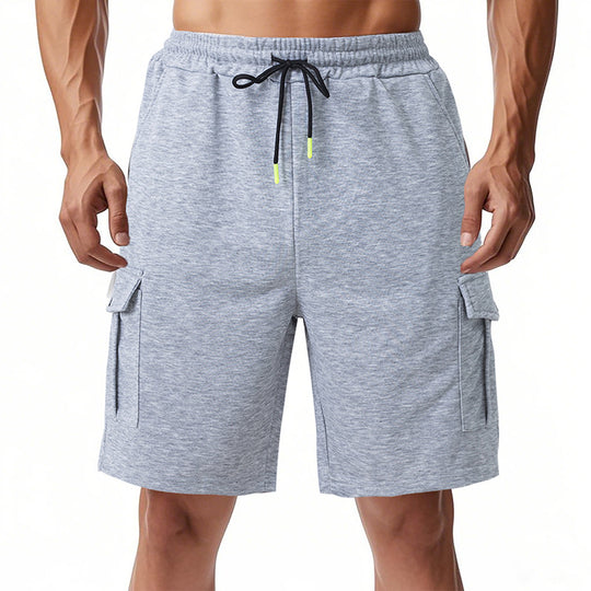 Herren funktionale Sportshorts mit praktischen Seitentaschen und elastischem Bund Heidi-Mode