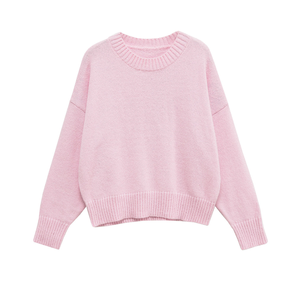 Damen lässiger Oversized Pullover Heidi-Mode