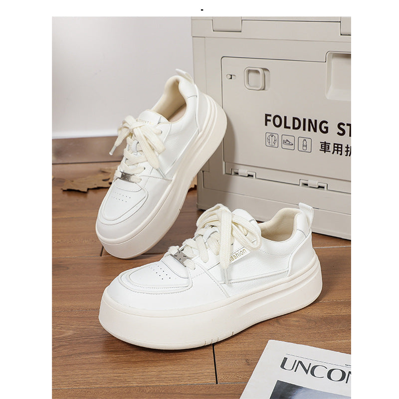 Damen Sneakers mit dicker Plateausohle und atmungsaktivem Obermaterial Heidi-Mode